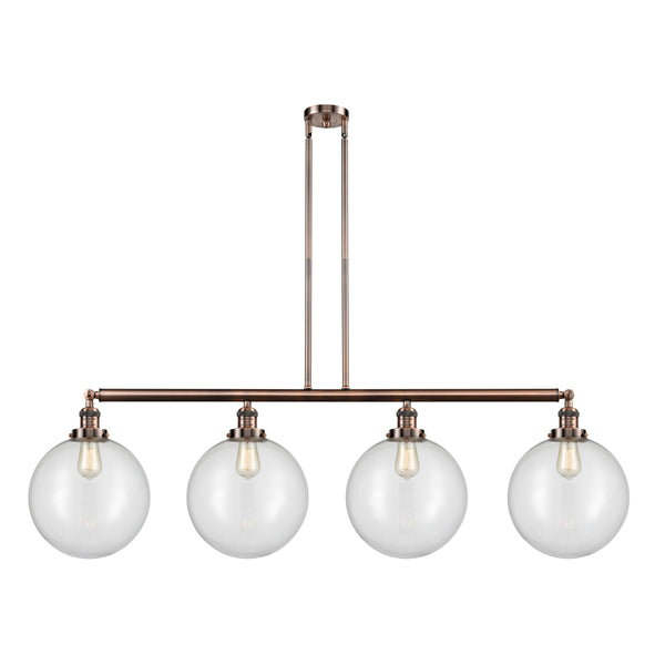 Beacon Island Light shown in the Antique Copper finish with a Clear shade