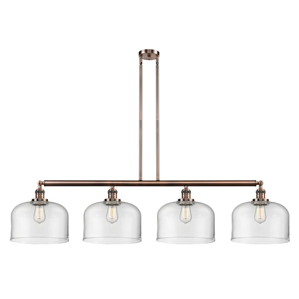 Bell Island Light shown in the Antique Copper finish with a Clear shade