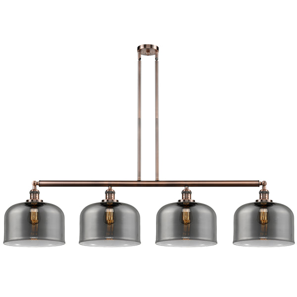 Bell Island Light shown in the Antique Copper finish with a Plated Smoke shade