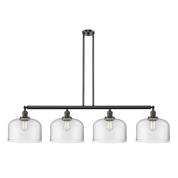 Bell Island Light shown in the Oil Rubbed Bronze finish with a Clear shade