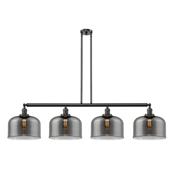 Bell Island Light shown in the Oil Rubbed Bronze finish with a Plated Smoke shade