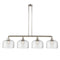 Bell Island Light shown in the Polished Nickel finish with a Clear shade