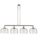 Bell Island Light shown in the Polished Nickel finish with a Seedy shade