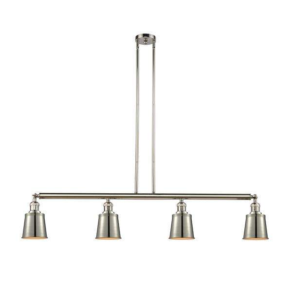 Addison Island Light shown in the Polished Nickel finish with a Polished Nickel shade