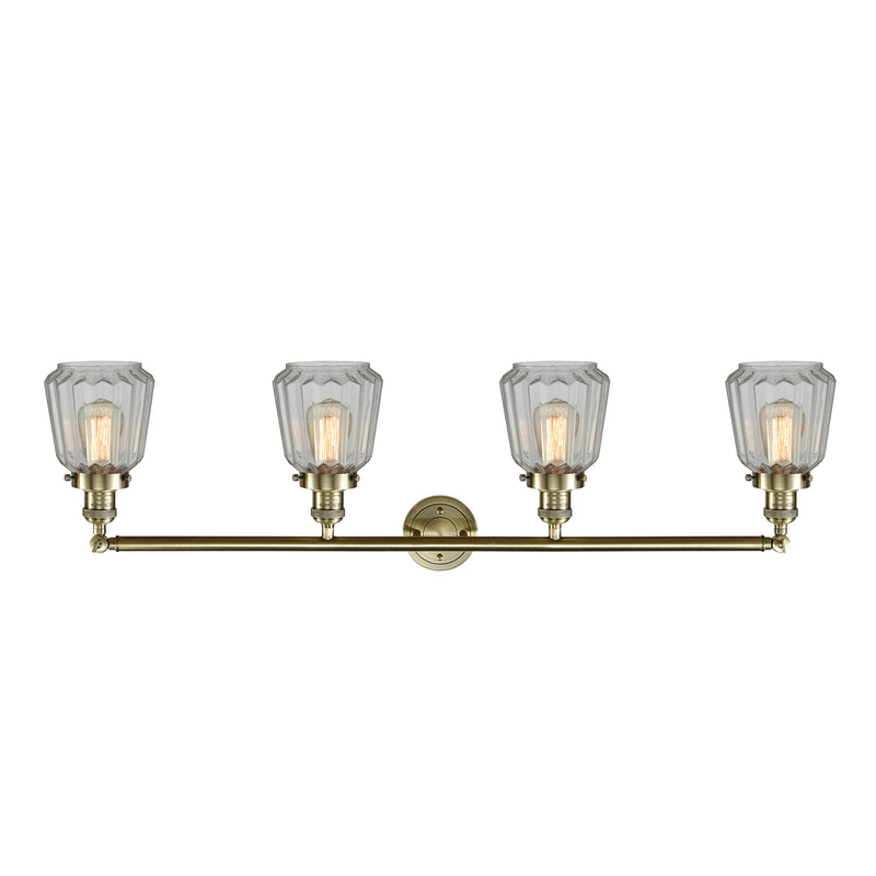 Innovations Lighting Chatham 4 Light Bath Vanity Light Part Of The Franklin Restoration Collection 215-AB-G142