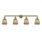 Chatham Bath Vanity Light shown in the Antique Brass finish with a Mercury shade