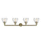 Innovations Lighting Fulton 4 Light Bath Vanity Light Part Of The Franklin Restoration Collection 215-AB-G172-LED