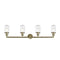 Innovations Lighting Dover 4 Light Bath Vanity Light Part Of The Franklin Restoration Collection 215-AB-G314