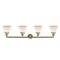 Innovations Lighting Large Cone 4 Light Bath Vanity Light Part Of The Franklin Restoration Collection 215-AB-G41-LED