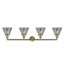 Innovations Lighting Large Cone 4 Light Bath Vanity Light Part Of The Franklin Restoration Collection 215-AB-G43