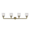 Innovations Lighting Small Bell 4 Light Bath Vanity Light Part Of The Franklin Restoration Collection 215-AB-G52