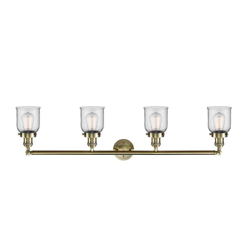 Innovations Lighting Small Bell 4 Light Bath Vanity Light Part Of The Franklin Restoration Collection 215-AB-G52