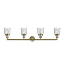 Innovations Lighting Small Bell 4 Light Bath Vanity Light Part Of The Franklin Restoration Collection 215-AB-G54-LED