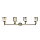 Innovations Lighting Small Bell 4 Light Bath Vanity Light Part Of The Franklin Restoration Collection 215-AB-G58-LED