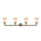 Innovations Lighting Small Cone 4 Light Bath Vanity Light Part Of The Franklin Restoration Collection 215-AB-G61-LED