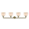 Innovations Lighting Large Bell 4 Light Bath Vanity Light Part Of The Franklin Restoration Collection 215-AB-G71-LED