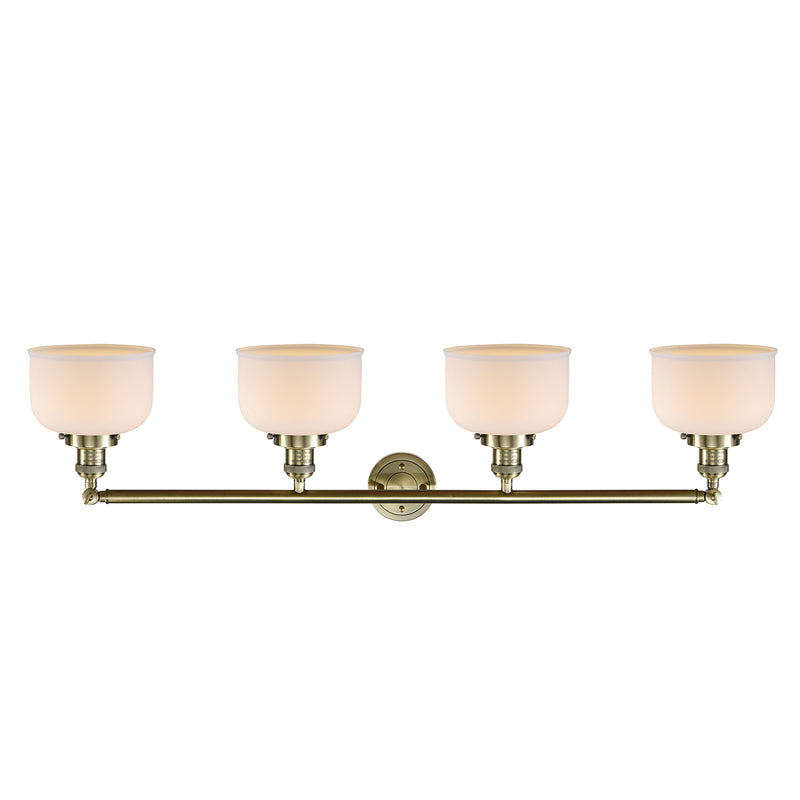 Innovations Lighting Large Bell 4 Light Bath Vanity Light Part Of The Franklin Restoration Collection 215-AB-G71-LED