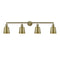 Addison Bath Vanity Light shown in the Antique Brass finish with a Antique Brass shade