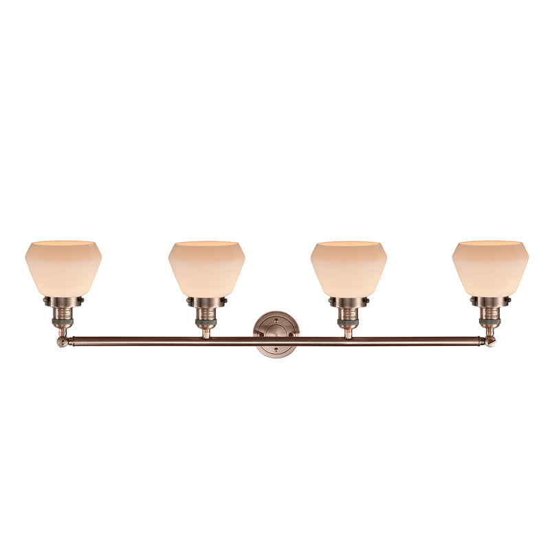 Innovations Lighting Fulton 4 Light Bath Vanity Light Part Of The Franklin Restoration Collection 215-AC-G171-LED