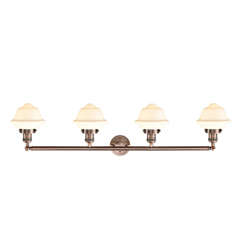Innovations Lighting Small Oxford 4 Light Bath Vanity Light Part Of The Franklin Restoration Collection 215-AC-G531