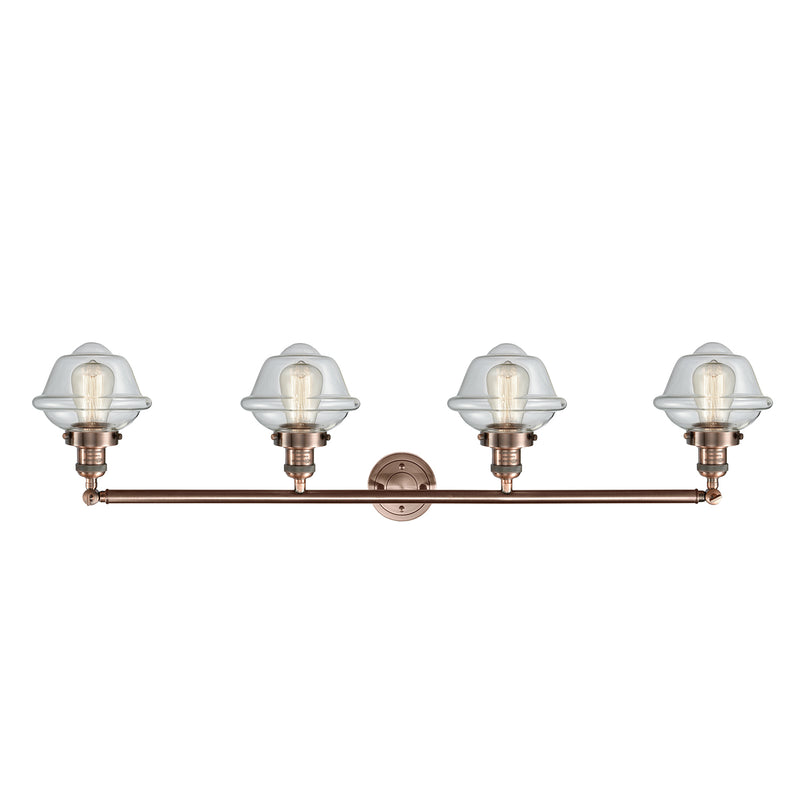 Innovations Lighting Small Oxford 4 Light Bath Vanity Light Part Of The Franklin Restoration Collection 215-AC-G532