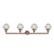 Innovations Lighting Small Oxford 4 Light Bath Vanity Light Part Of The Franklin Restoration Collection 215-AC-G534-LED