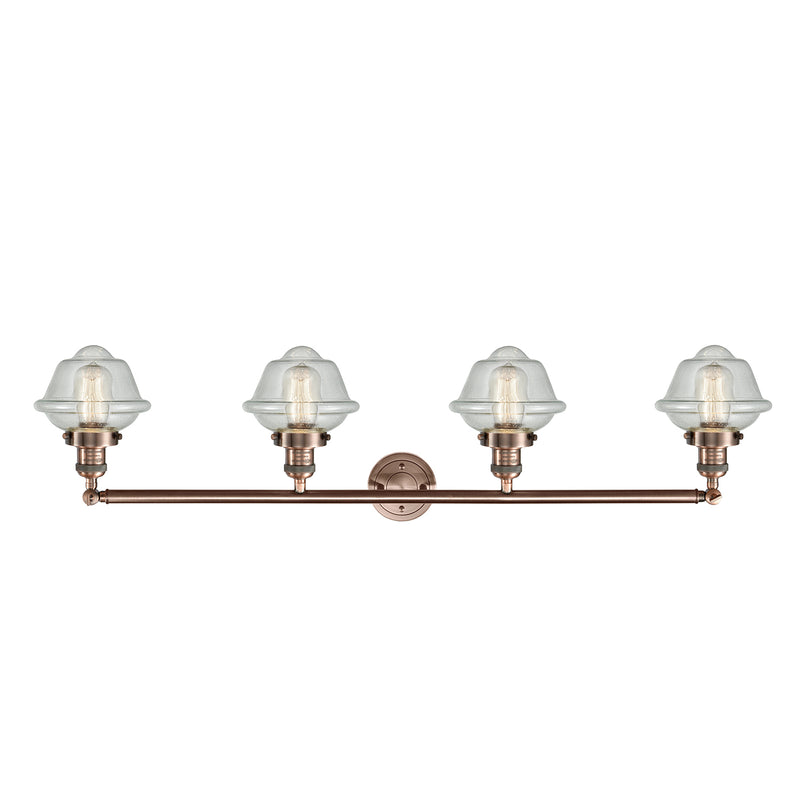 Innovations Lighting Small Oxford 4 Light Bath Vanity Light Part Of The Franklin Restoration Collection 215-AC-G534-LED