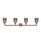 Innovations Lighting Small Bell 4 Light Bath Vanity Light Part Of The Franklin Restoration Collection 215-AC-G53