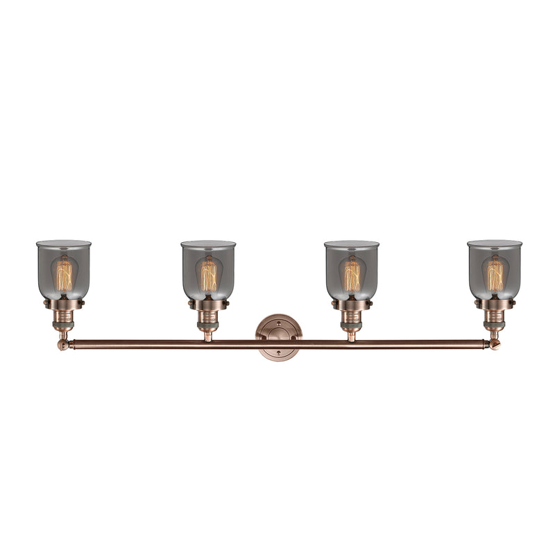Innovations Lighting Small Bell 4 Light Bath Vanity Light Part Of The Franklin Restoration Collection 215-AC-G53