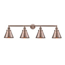 Appalachian Bath Vanity Light shown in the Antique Copper finish with a Antique Copper shade