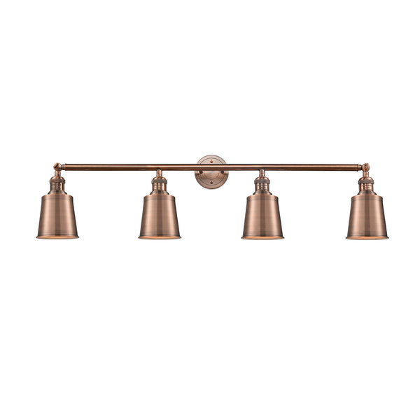 Addison Bath Vanity Light shown in the Antique Copper finish with a Antique Copper shade