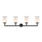 Innovations Lighting Canton 4 Light Bath Vanity Light Part Of The Franklin Restoration Collection 215-BAB-G181