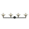 Innovations Lighting Halophane 4 Light Bath Vanity Light Part Of The Franklin Restoration Collection 215-BAB-G2-LED