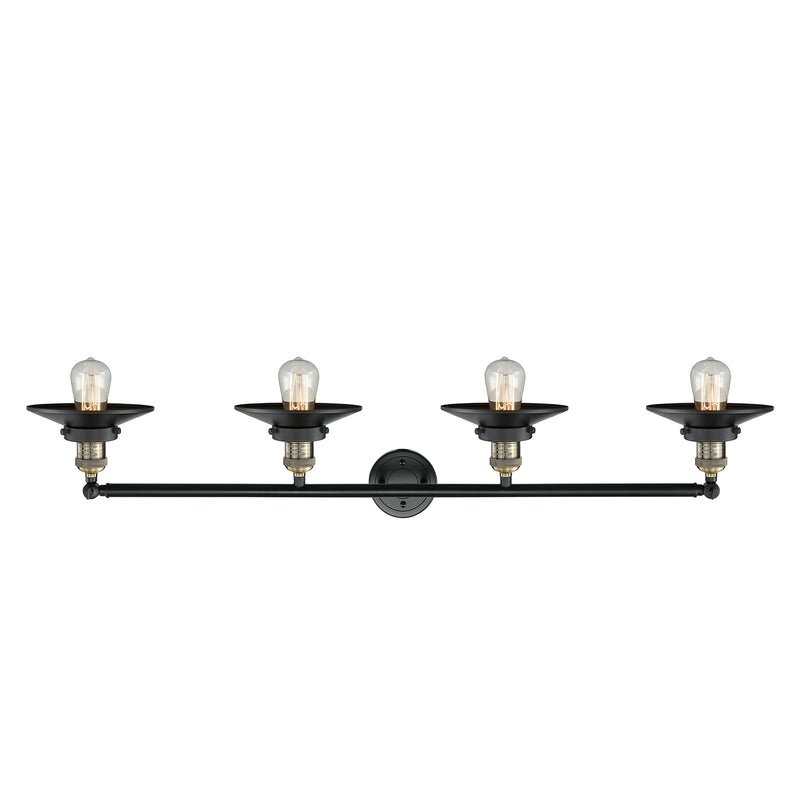 Innovations Lighting Railroad 4 Light Bath Vanity Light Part Of The Franklin Restoration Collection 215-BAB-M6