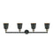 Innovations Lighting Addison 4 Light Bath Vanity Light Part Of The Franklin Restoration Collection 215-BAB-M9-BK