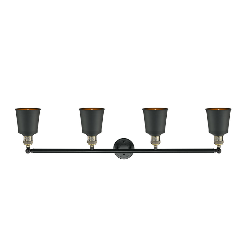 Innovations Lighting Addison 4 Light Bath Vanity Light Part Of The Franklin Restoration Collection 215-BAB-M9-BK