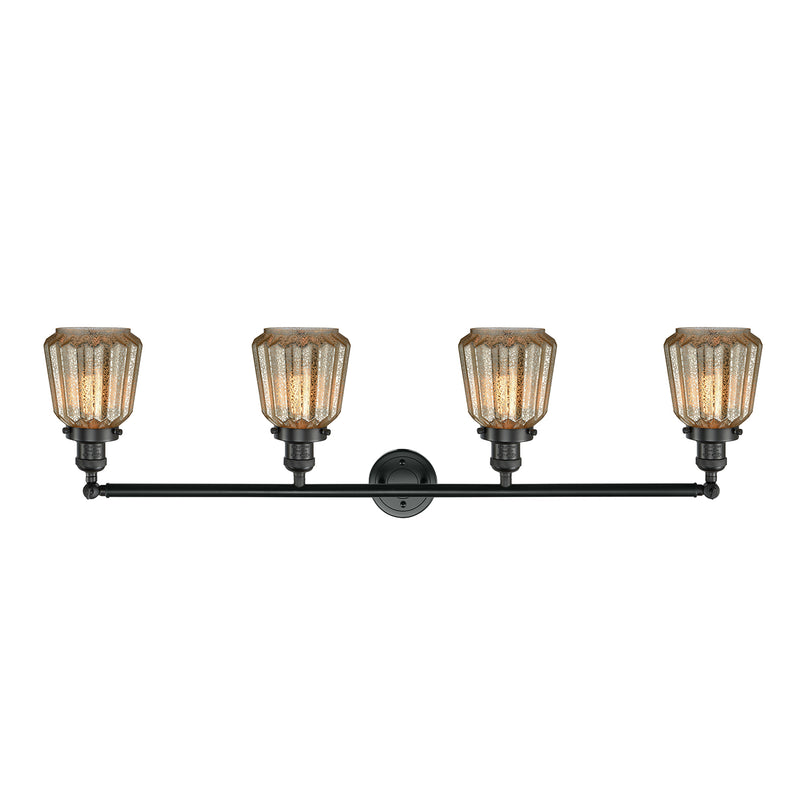 Innovations Lighting Chatham 4 Light Bath Vanity Light Part Of The Franklin Restoration Collection 215-BK-G146-LED