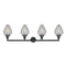 Innovations Lighting Geneseo 4 Light Bath Vanity Light Part Of The Franklin Restoration Collection 215-BK-G165-LED