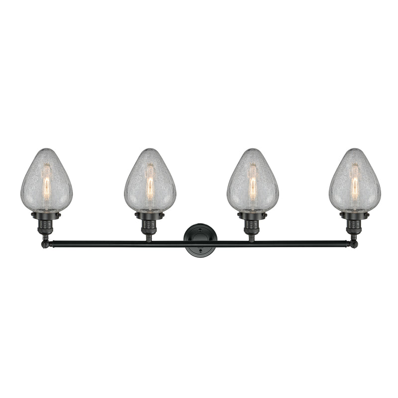 Innovations Lighting Geneseo 4 Light Bath Vanity Light Part Of The Franklin Restoration Collection 215-BK-G165-LED