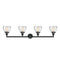 Innovations Lighting Fulton 4 Light Bath Vanity Light Part Of The Franklin Restoration Collection 215-BK-G172-LED