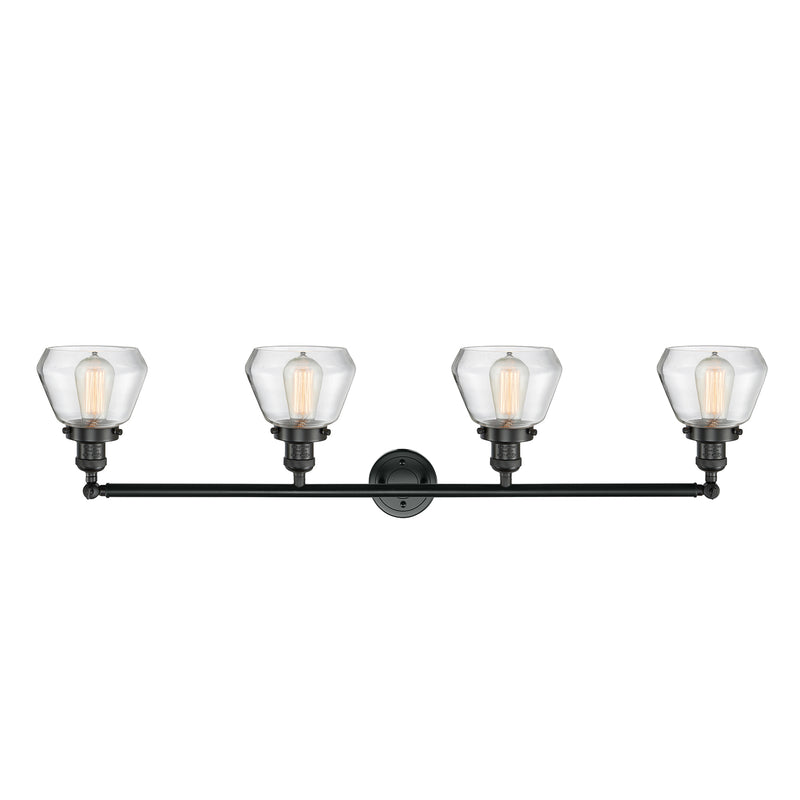 Innovations Lighting Fulton 4 Light Bath Vanity Light Part Of The Franklin Restoration Collection 215-BK-G172-LED