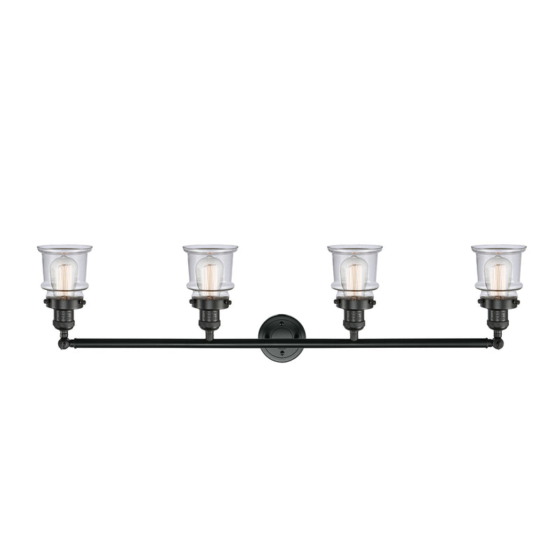 Innovations Lighting Small Canton 4 Light Bath Vanity Light Part Of The Franklin Restoration Collection 215-BK-G182S