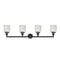 Innovations Lighting Colton 4 Light Bath Vanity Light Part Of The Franklin Restoration Collection 215-BK-G302