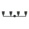 Innovations Lighting Addison 4 Light Bath Vanity Light Part Of The Franklin Restoration Collection 215-BK-M9-BK-LED