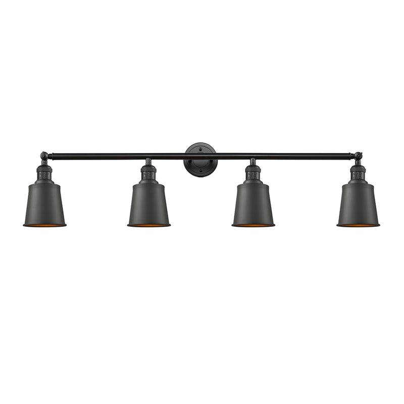 Addison Bath Vanity Light shown in the Oil Rubbed Bronze finish with a Oil Rubbed Bronze shade