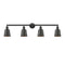 Addison Bath Vanity Light shown in the Oil Rubbed Bronze finish with a Oil Rubbed Bronze shade