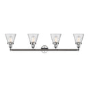 Innovations Lighting Small Cone 4 Light Bath Vanity Light Part Of The Franklin Restoration Collection 215-PC-G64-LED