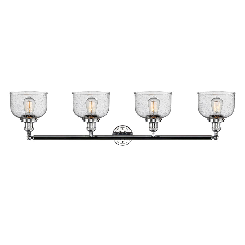 Innovations Lighting Large Bell 4 Light Bath Vanity Light Part Of The Franklin Restoration Collection 215-PC-G74-LED