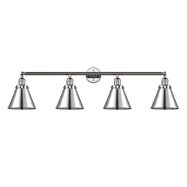 Appalachian Bath Vanity Light shown in the Polished Chrome finish with a Polished Chrome shade