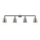 Addison Bath Vanity Light shown in the Polished Chrome finish with a Polished Chrome shade